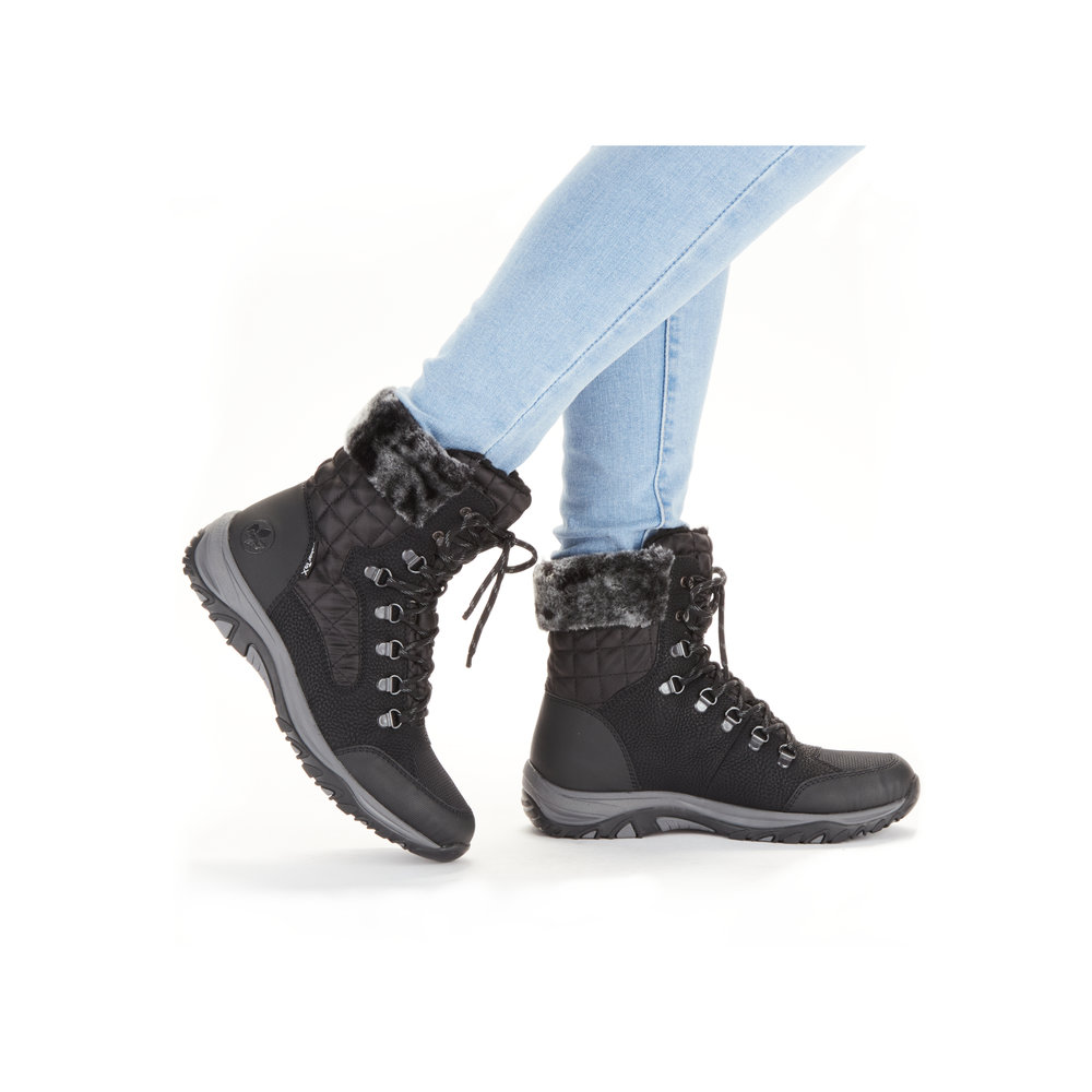 detail Dámská kotníková obuv Rieker M9644-00 černá