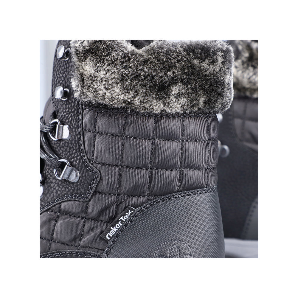 detail Dámská kotníková obuv Rieker M9644-00 černá