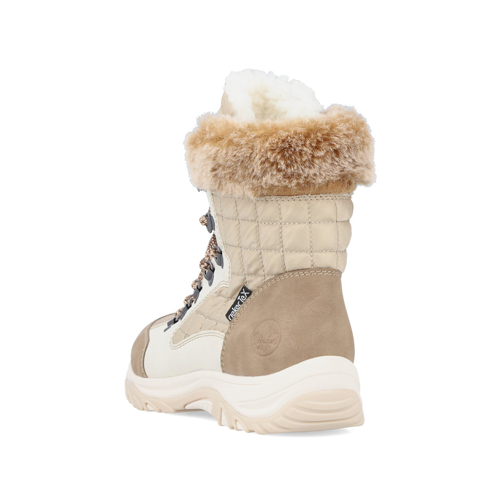 detail Dámská kotníková obuv Rieker M9644-60 béžová