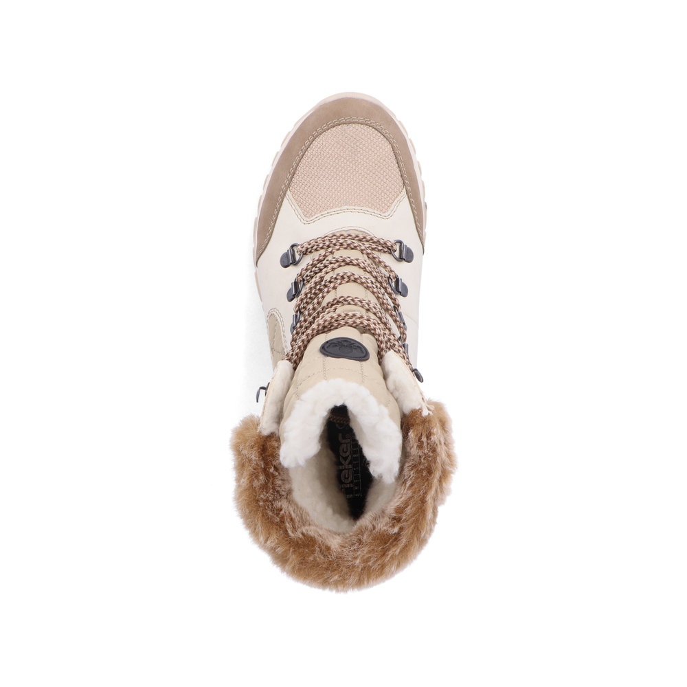 detail Dámská kotníková obuv Rieker M9644-60 béžová