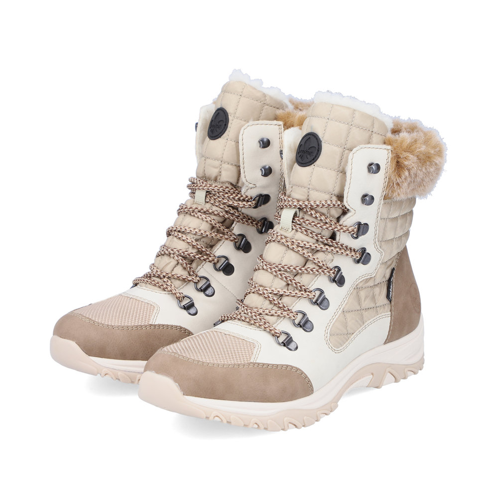 detail Dámská kotníková obuv Rieker M9644-60 béžová