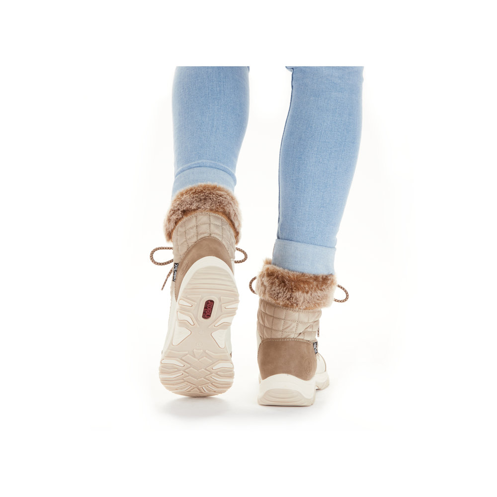 detail Dámská kotníková obuv Rieker M9644-60 béžová