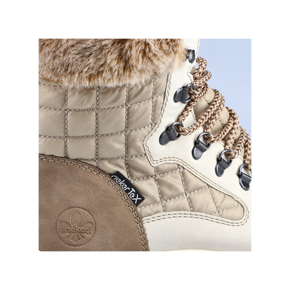 detail Dámská kotníková obuv Rieker M9644-60 béžová