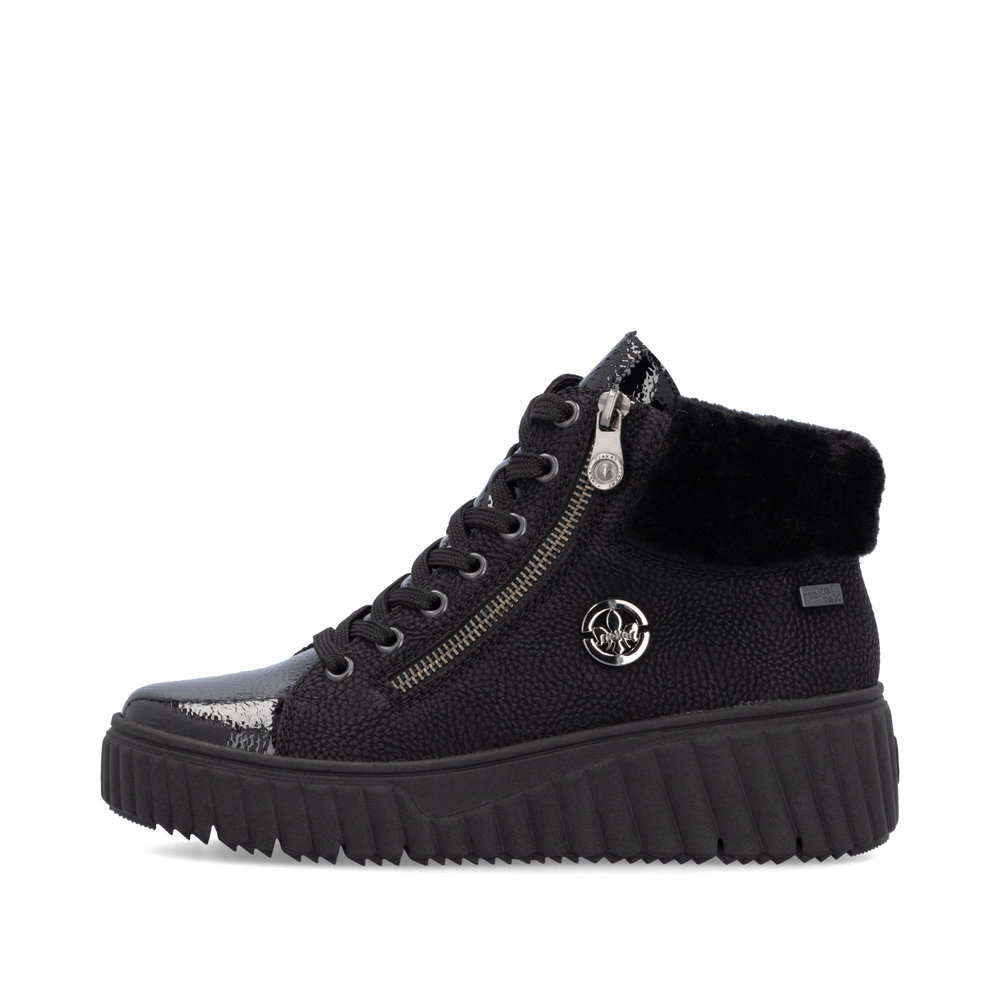 detail Dámská kotníková obuv Rieker N2505-00 černá