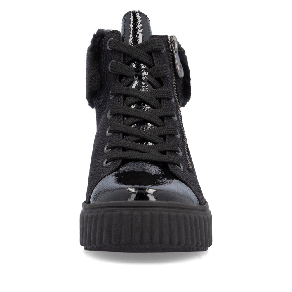 detail Dámská kotníková obuv Rieker N2505-00 černá