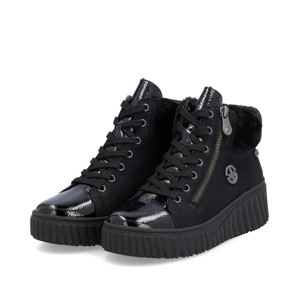 detail Dámská kotníková obuv Rieker N2505-00 černá