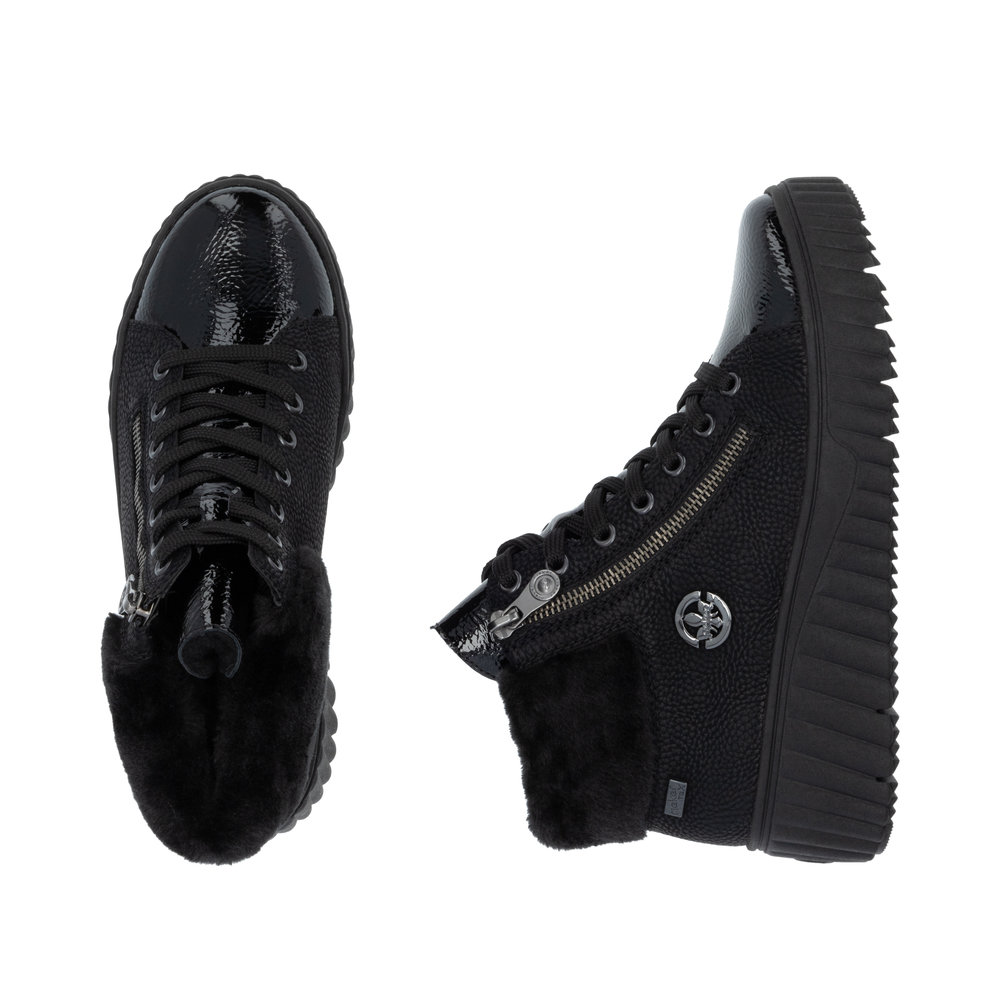 detail Dámská kotníková obuv Rieker N2505-00 černá