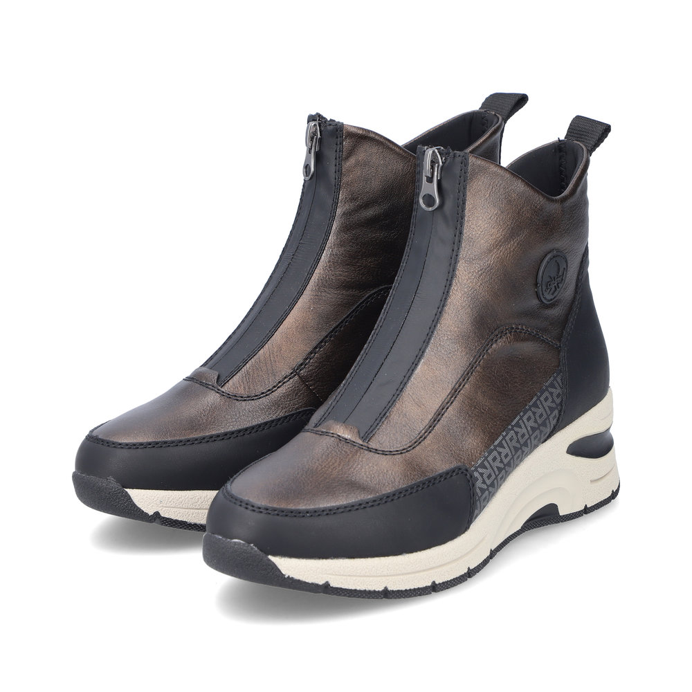 detail Dámská kotníková obuv Rieker N9381-60 hnědá