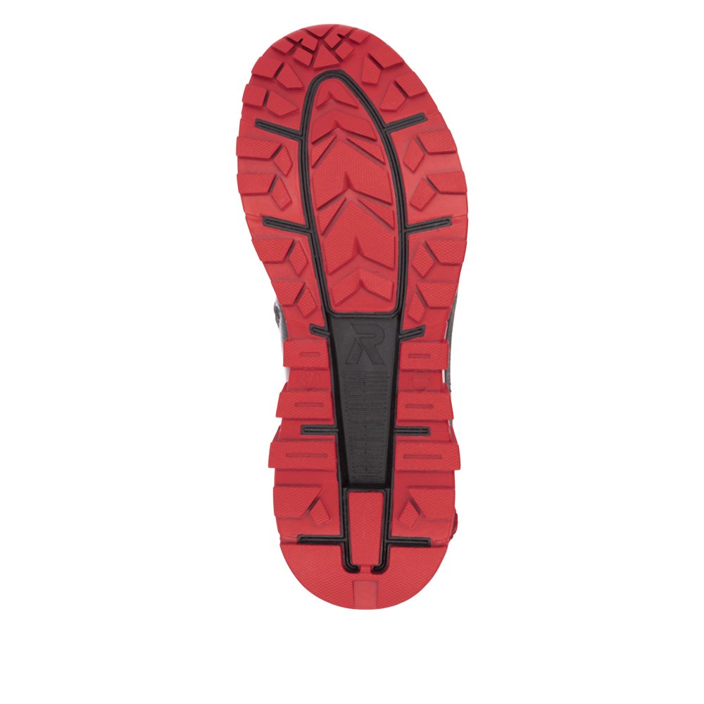 detail Dámská kotníková obuv Rieker Revolution W0063-01 černá lesklá