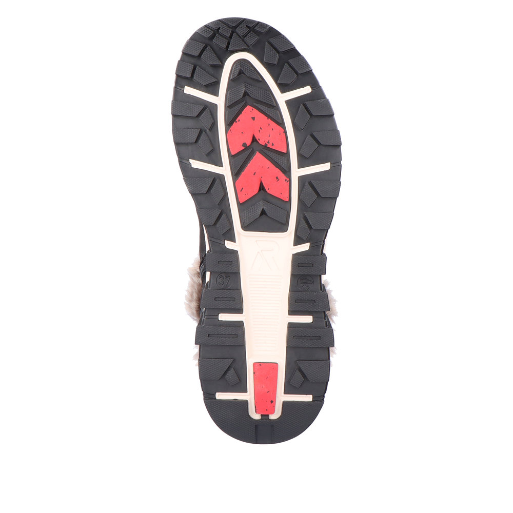 detail Dámské kozačky Rieker Revolution W0070-00 černá