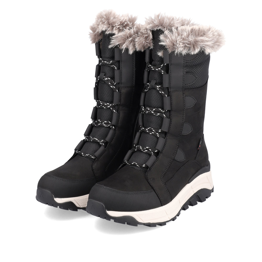 detail Dámské kozačky Rieker Revolution W0070-00 černá