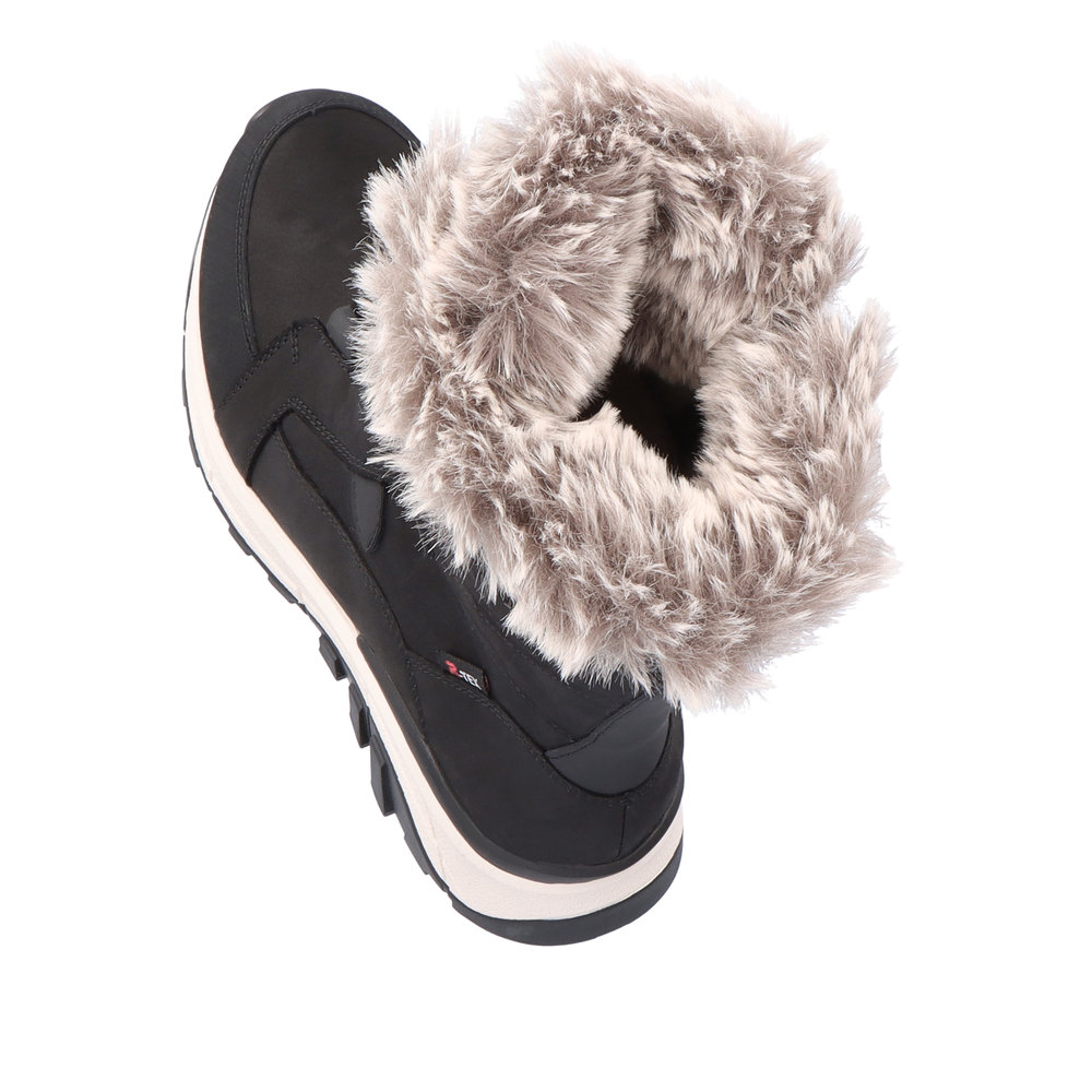 detail Dámské kozačky Rieker Revolution W0070-00 černá