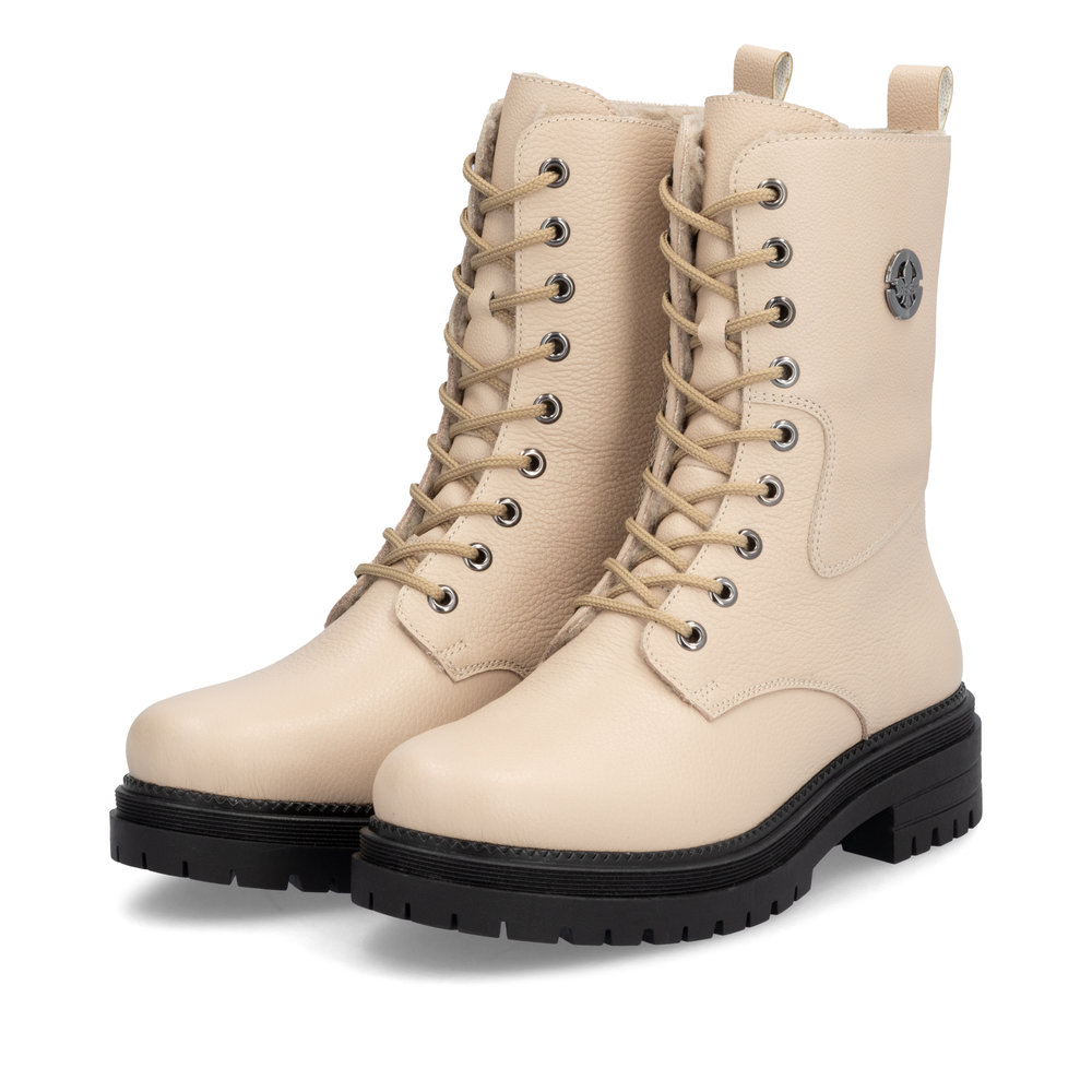 detail Dámská kotníková obuv Rieker Y3115-60 béžová