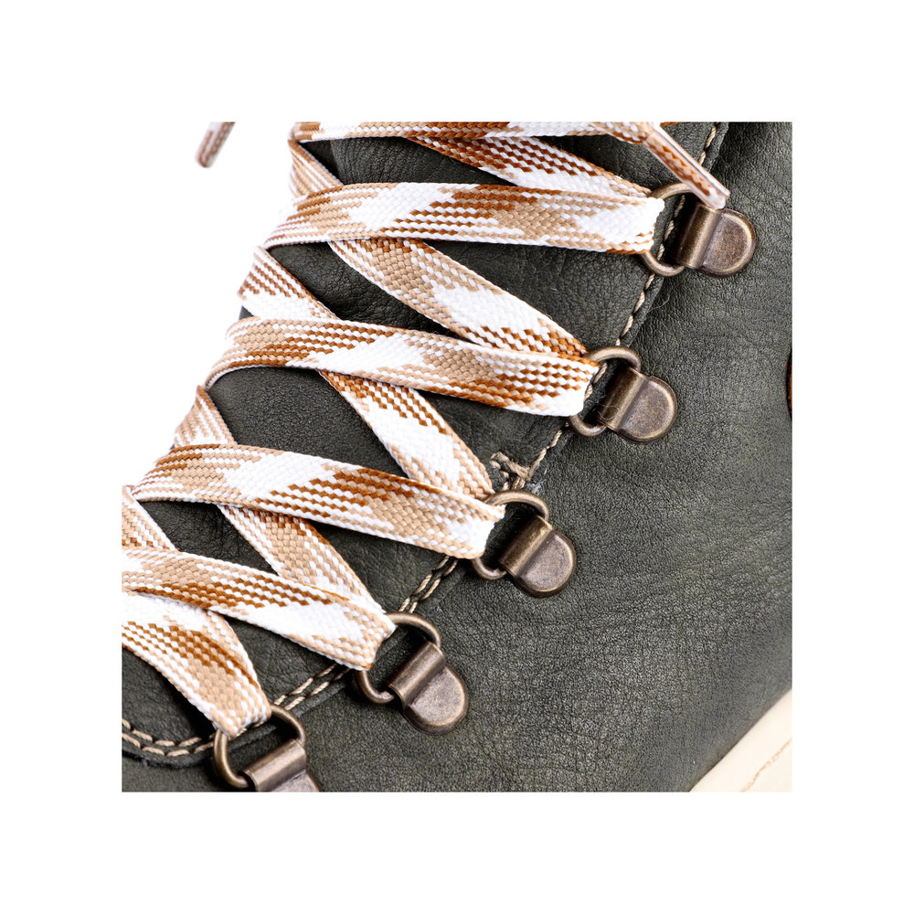 detail Dámská kotníková obuv Rieker X8647-54 zelená