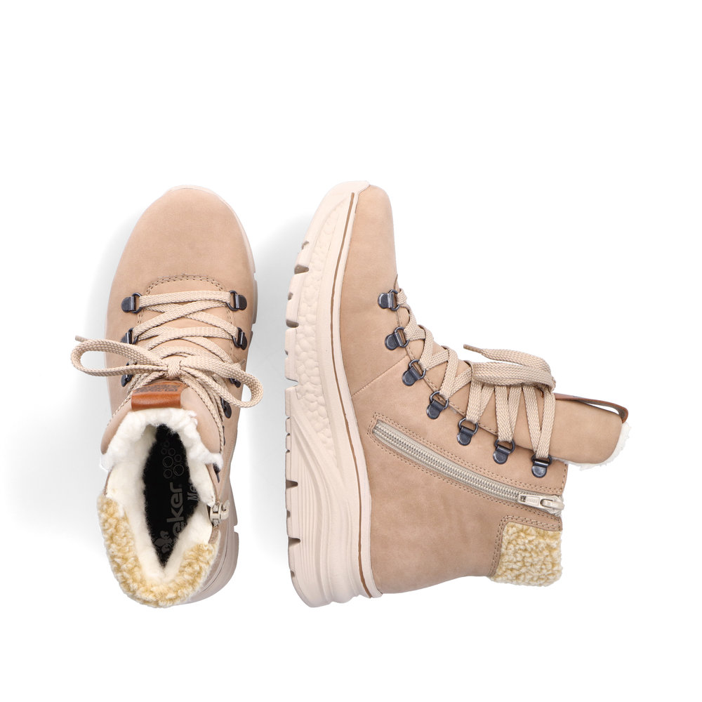 detail Dámská kotníková obuv Rieker 48034-20 béžová