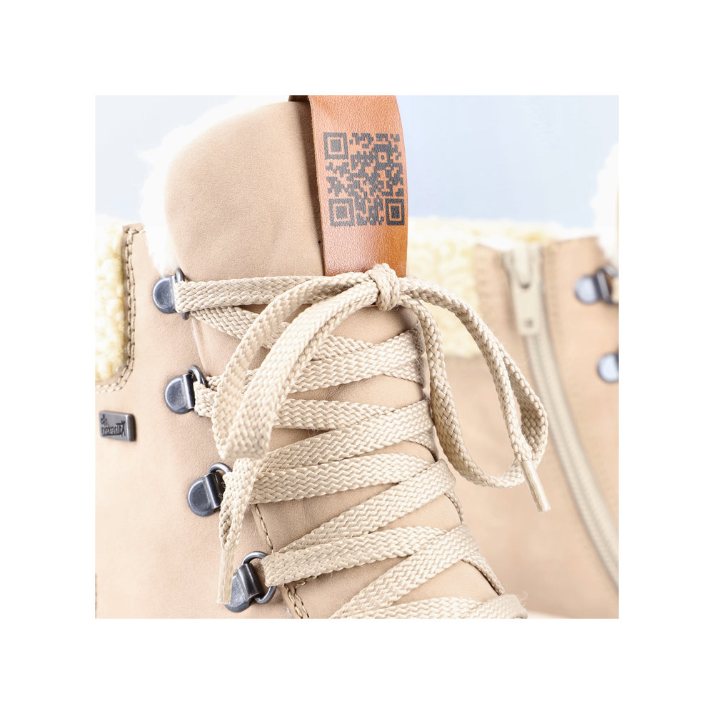 detail Dámská kotníková obuv Rieker 48034-20 béžová