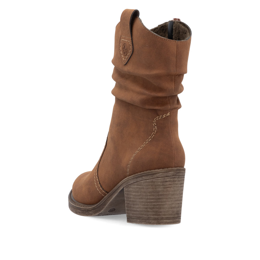 detail Dámská kotní ková obuv Rieker Y1284-24 hnědá