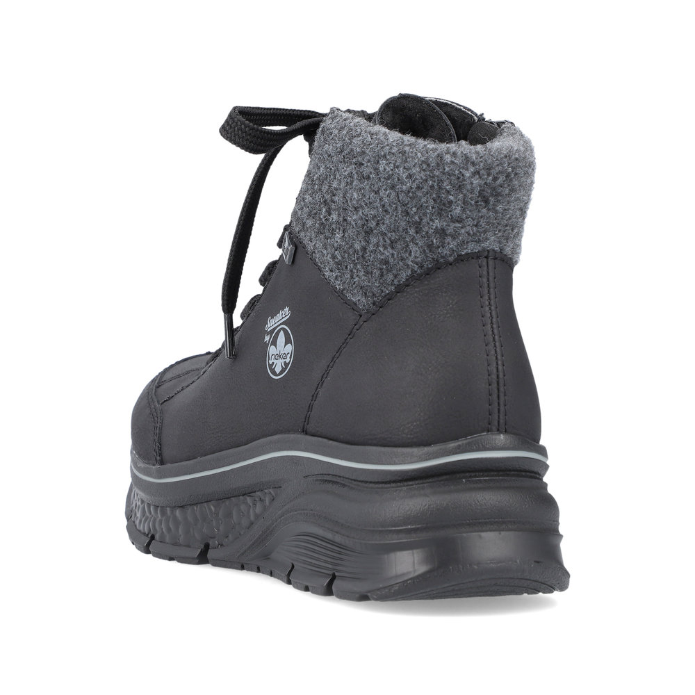 detail Dámská kotníková obuv Rieker 48043-00 černá