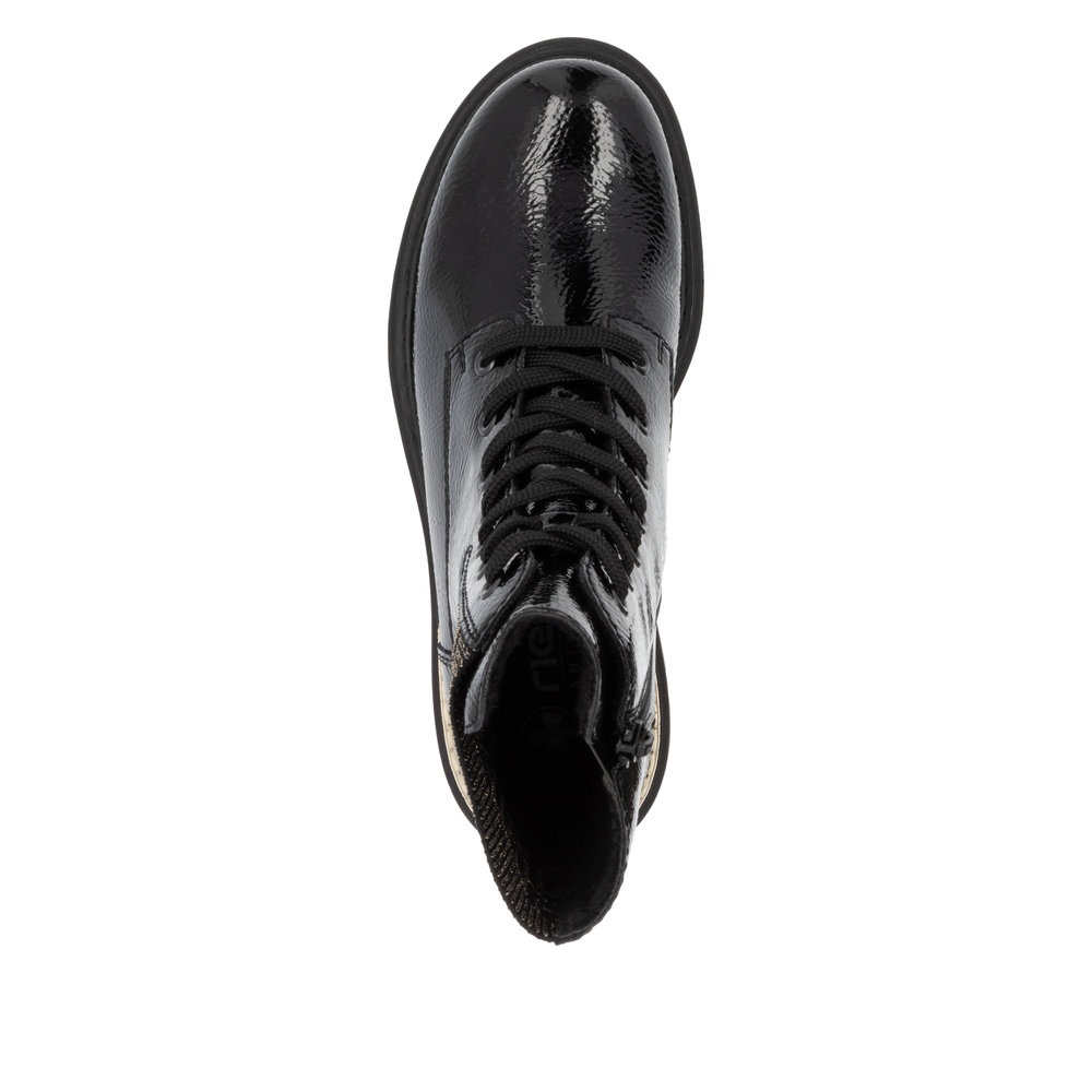 detail Dámská kotníková obuv Rieker 72607-00 černá