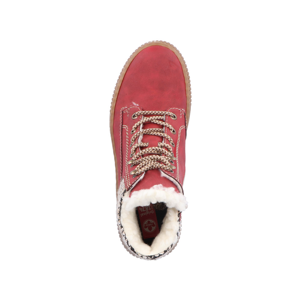 detail Dámská kotníková obuv Rieker Z6620-33 červená