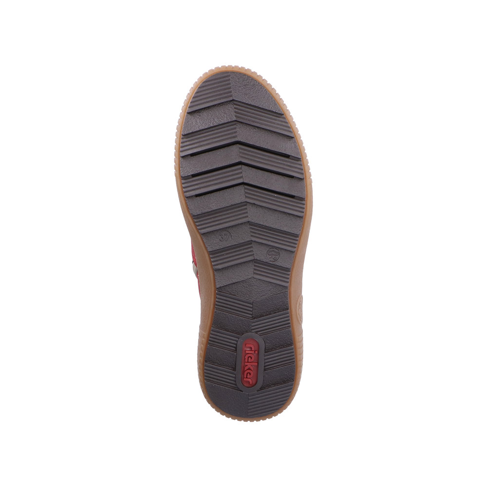 detail Dámská kotníková obuv Rieker Z6620-33 červená