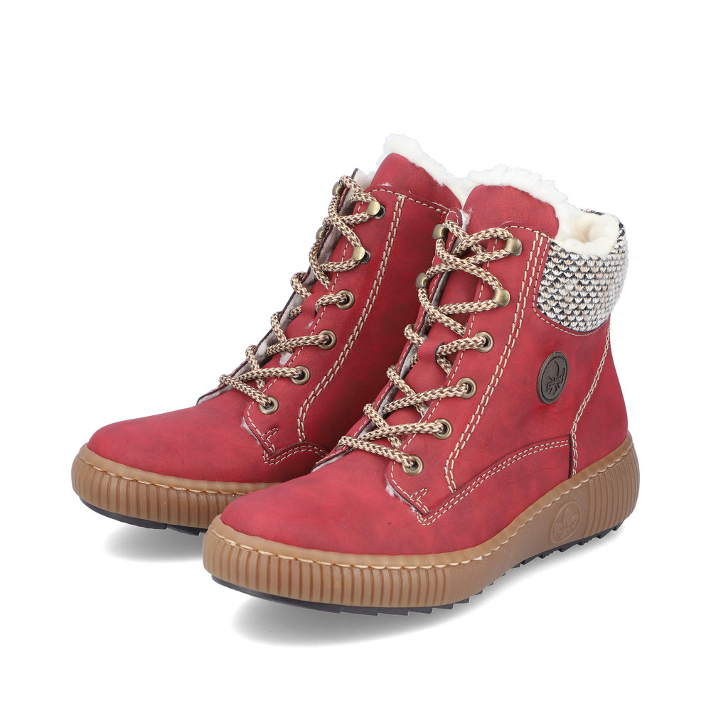 detail Dámská kotníková obuv Rieker Z6620-33 červená