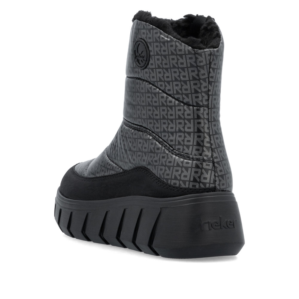detail Dámská kotníková obuv Rieker Y3552-00 černá