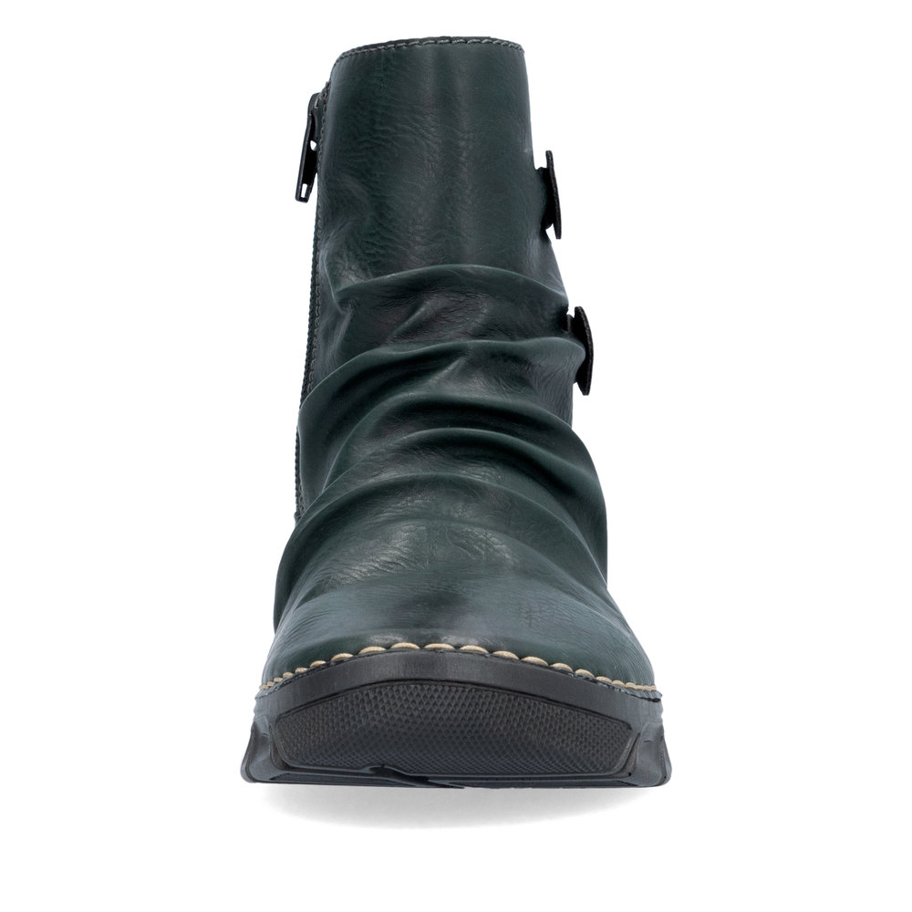 detail Dámská kotníková obuv Rieker 55052-54 zelená