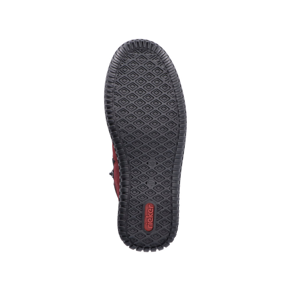 detail Dámská kotníková obuv Rieker 74247-35 červená