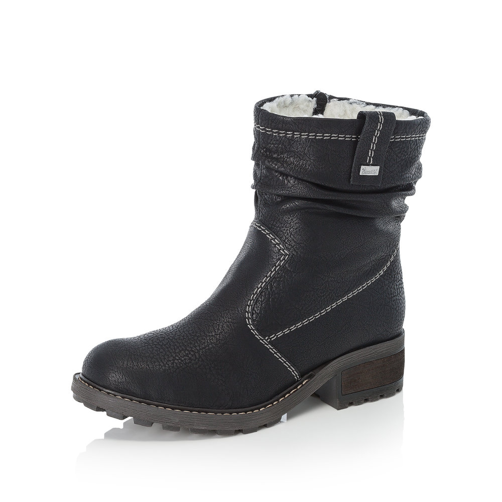 detail Dámská kotníková obuv Rieker Y0463-00 černá