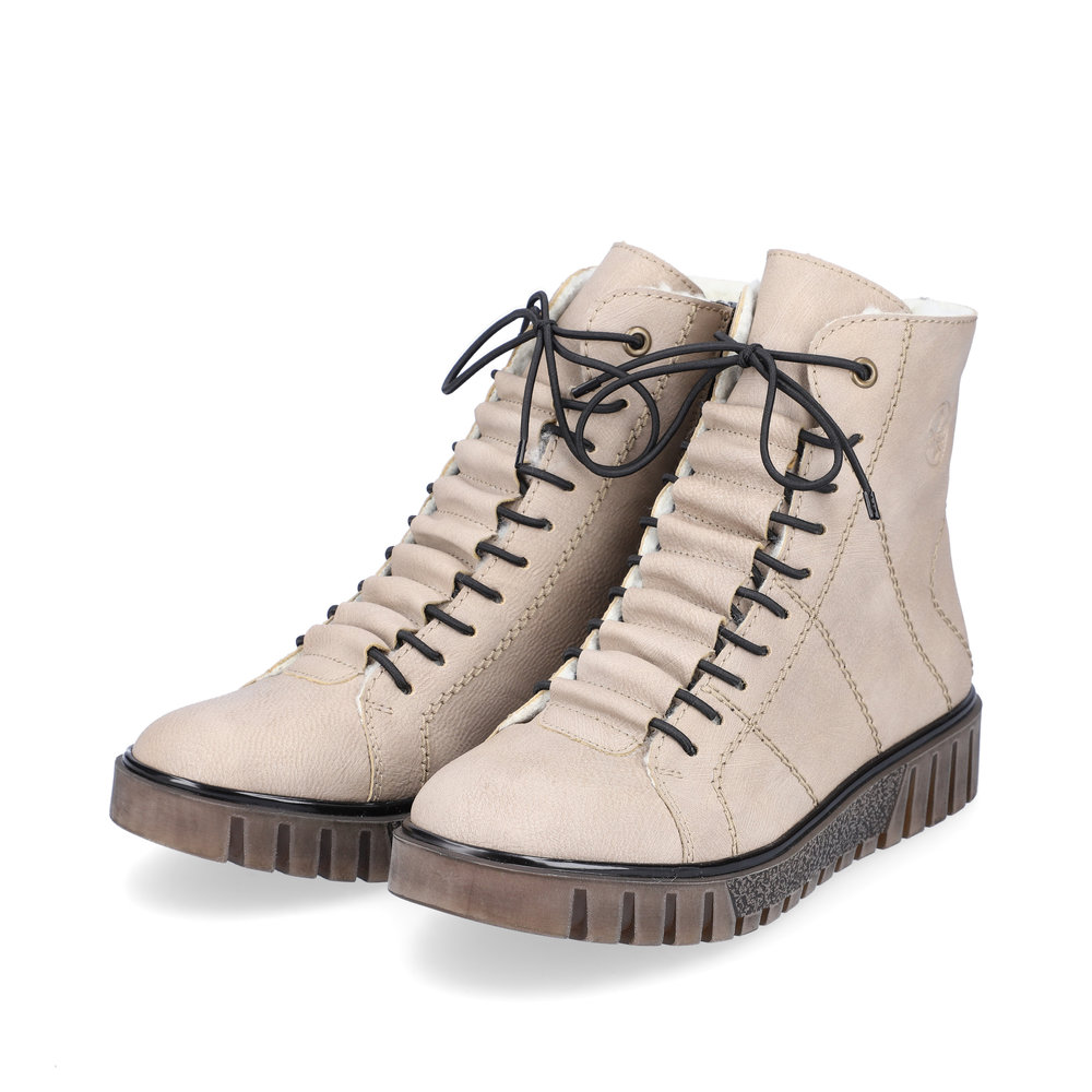 detail Dámská kotníková obuv Rieker Y3420-60 béžová