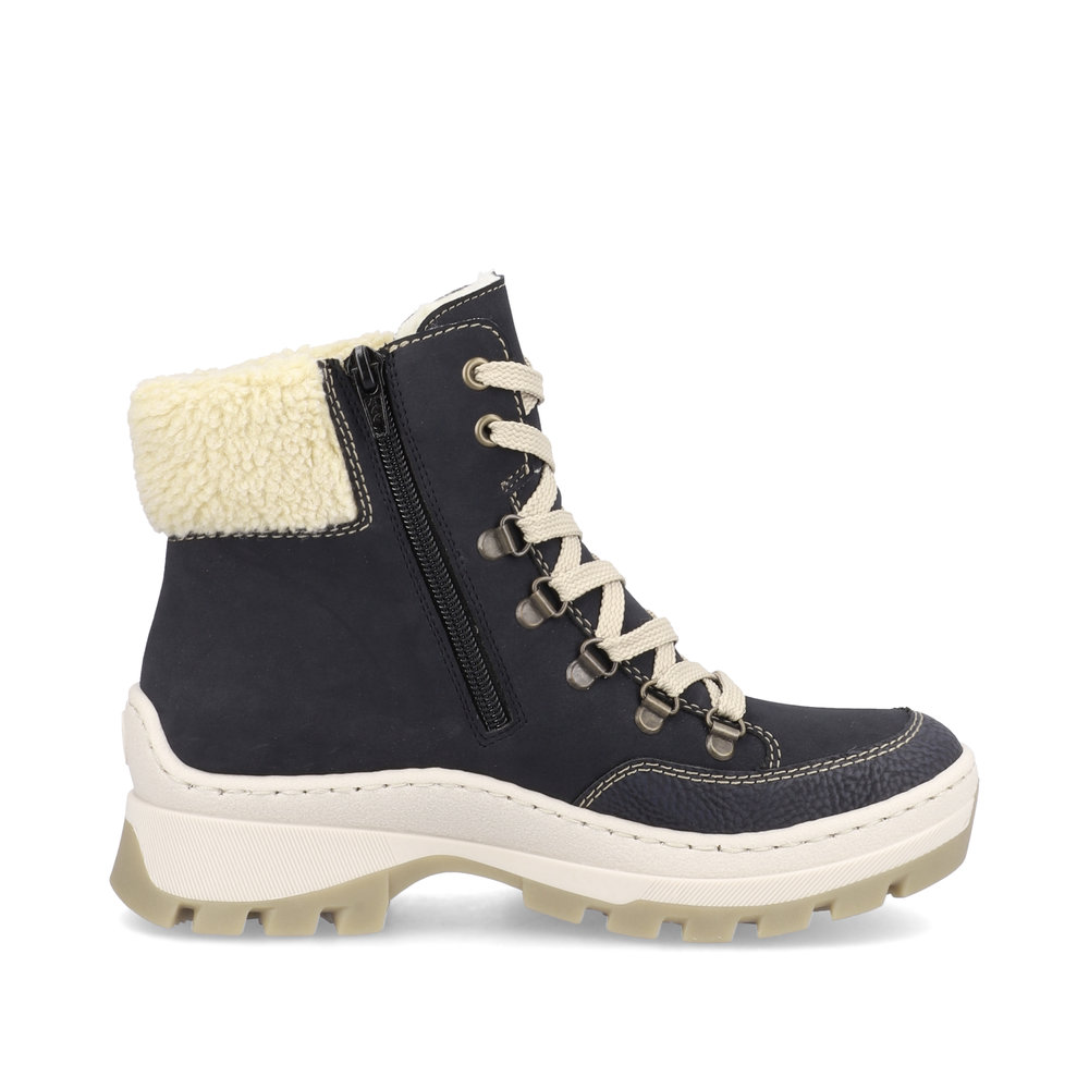 detail Dámská kotníková obuv Rieker X9338-14 modrá