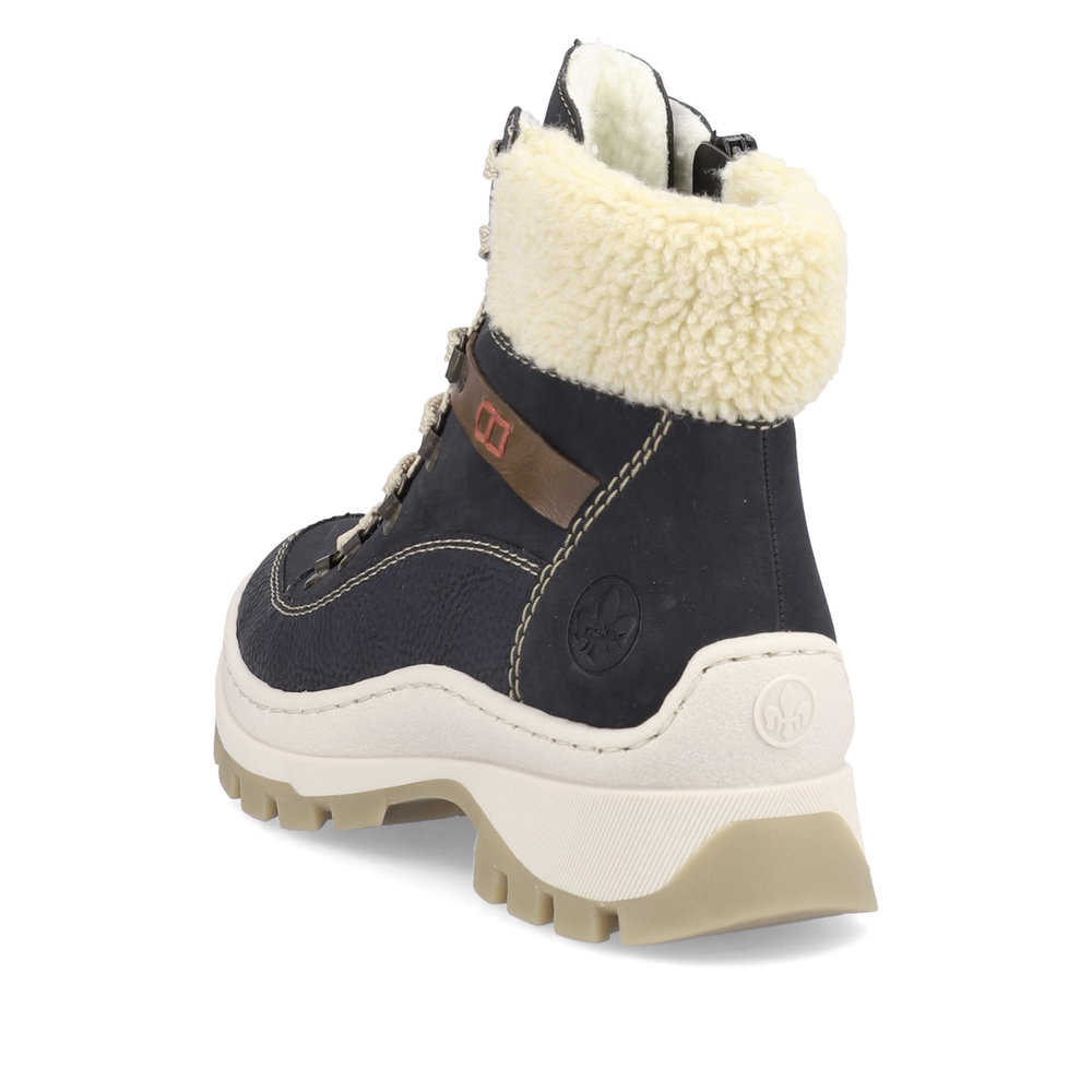 detail Dámská kotníková obuv Rieker X9338-14 modrá