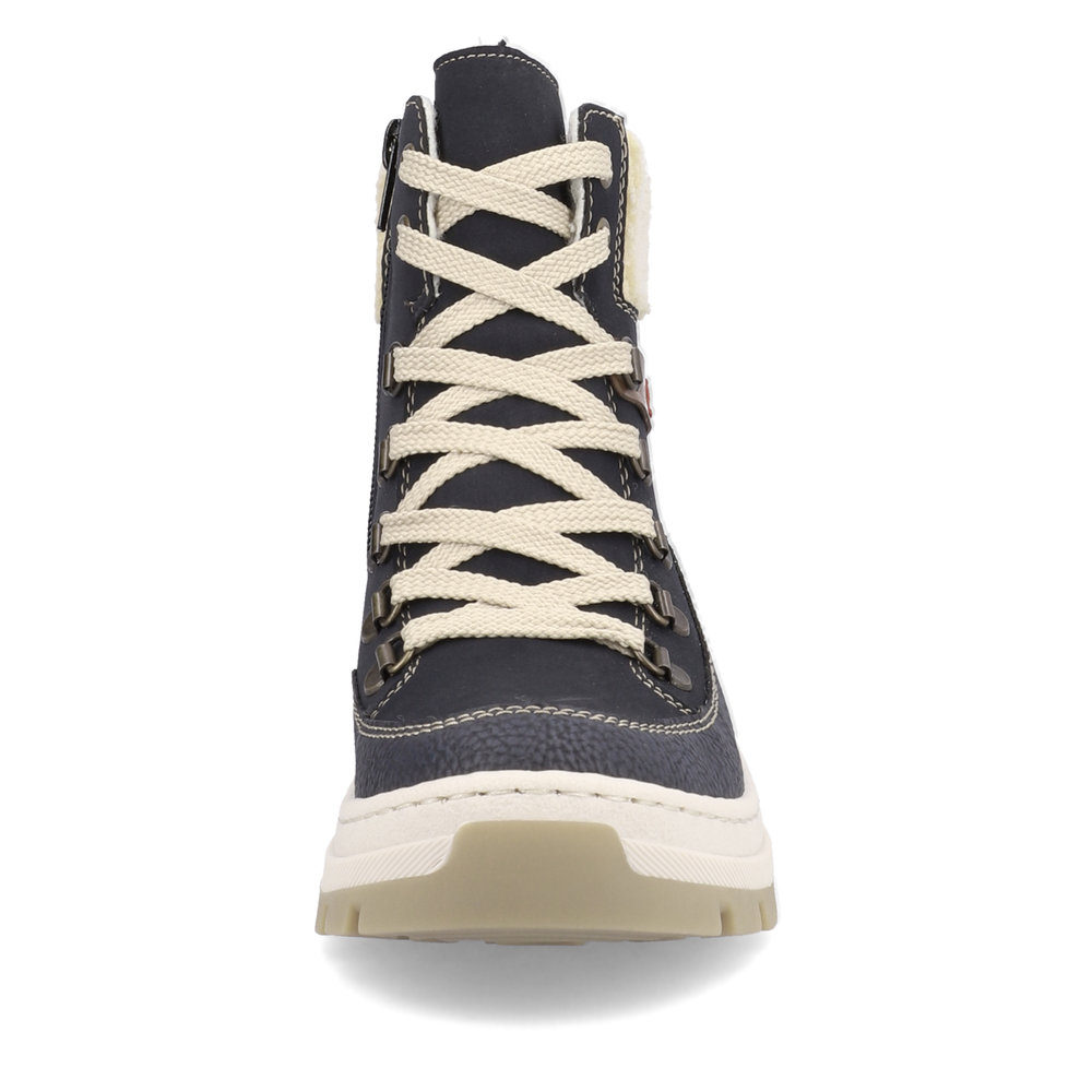 detail Dámská kotníková obuv Rieker X9338-14 modrá