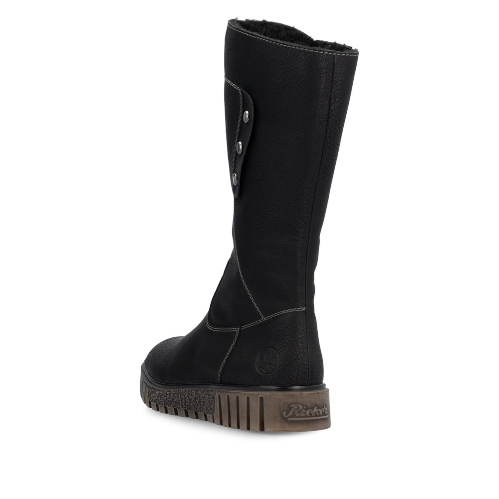 detail Dámské kozačky Rieker Y3466-00 černá
