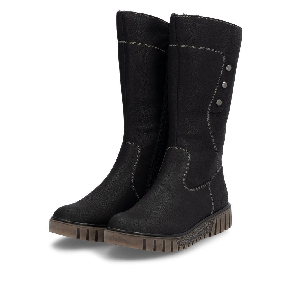 detail Dámské kozačky Rieker Y3466-00 černá