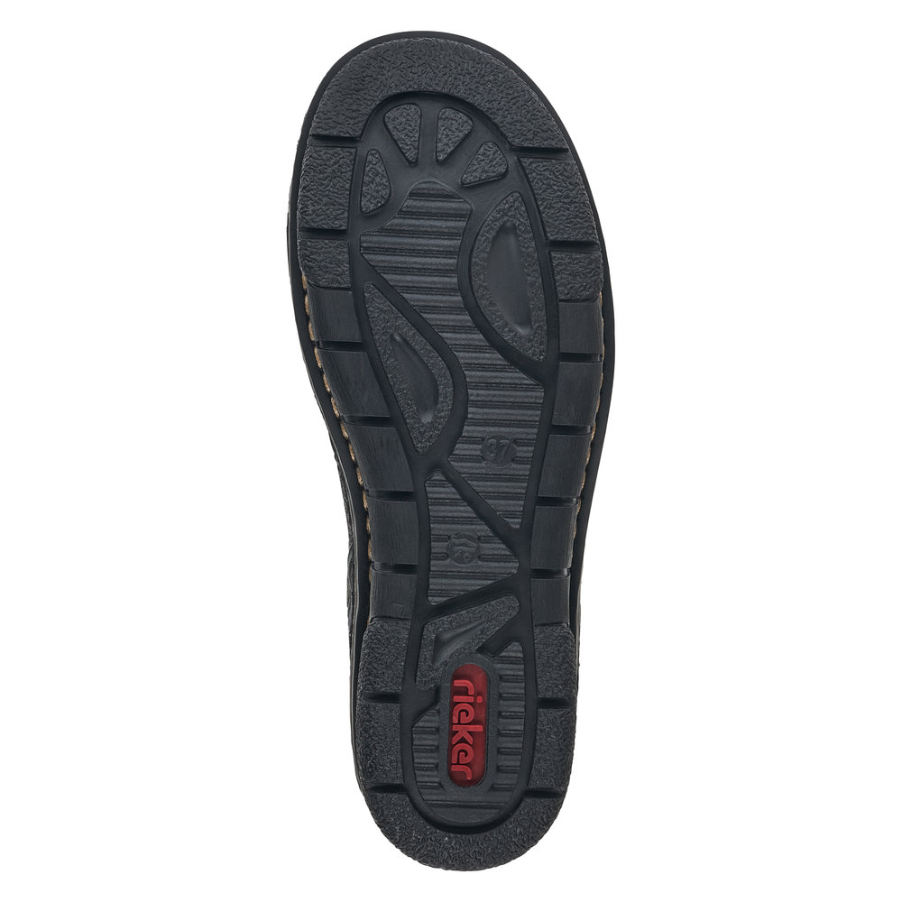 detail Dámská kotníková obuv Rieker 73310-00 černá