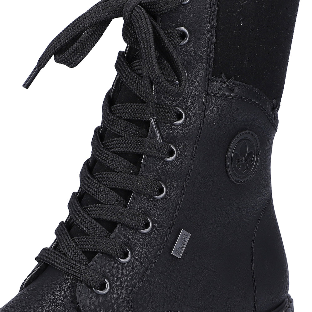 detail Dámská kotníková obuv Rieker 72048-01 černá
