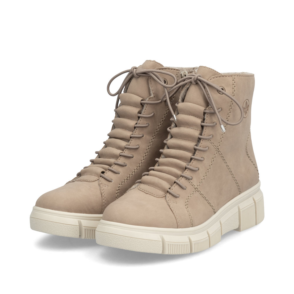 detail Dámská kotníková obuv Rieker X3428-20 béžová
