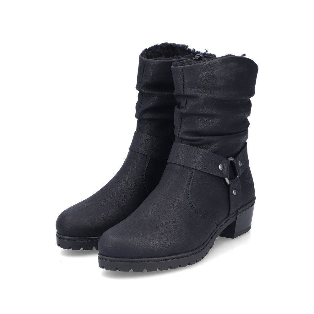 detail Dámská kotníková obuv Rieker Y1760-00 černá