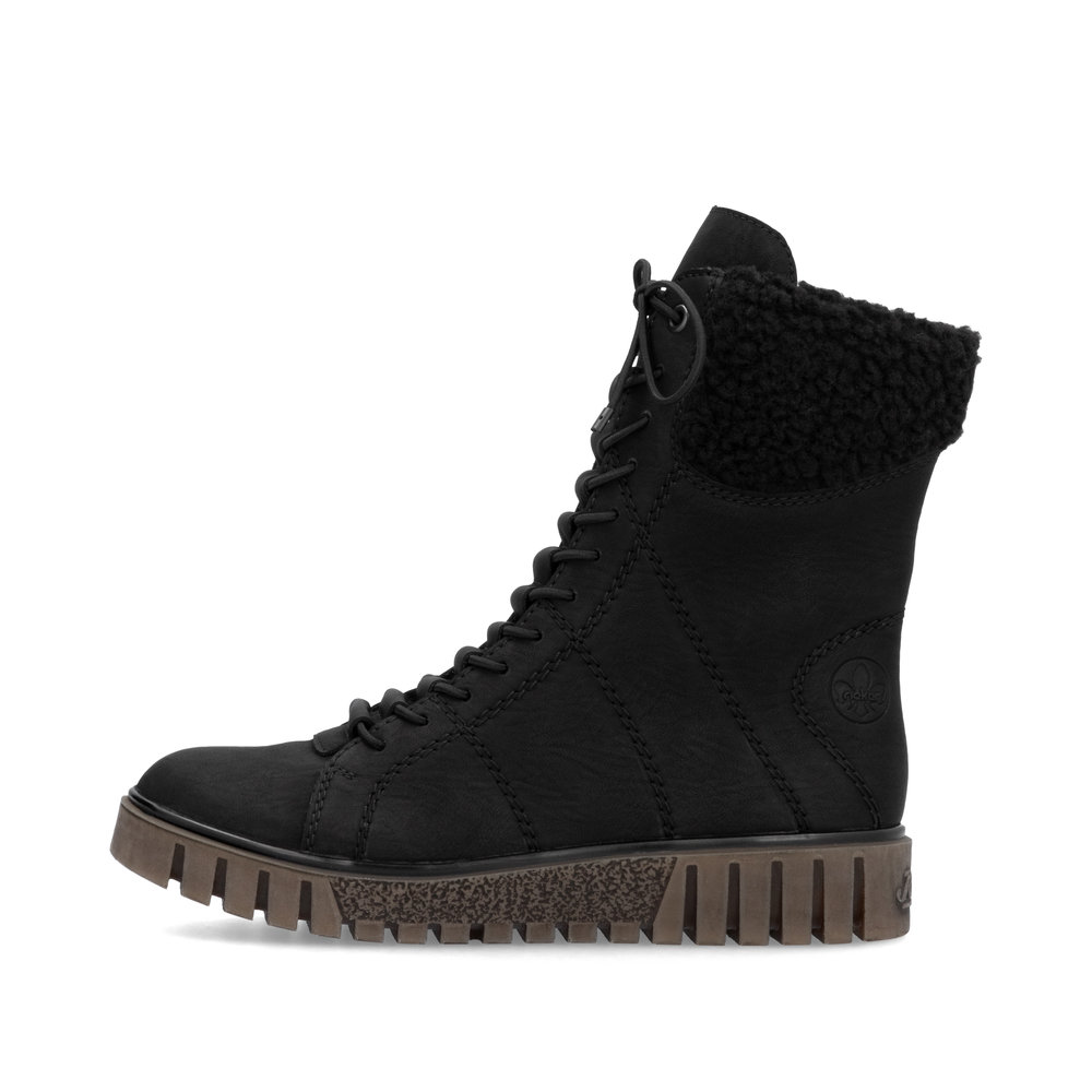 detail Dámská kotníková obuv Rieker Y3467-00 černá