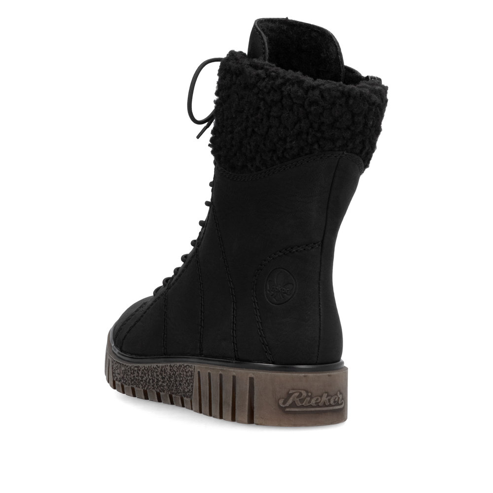 detail Dámská kotníková obuv Rieker Y3467-00 černá