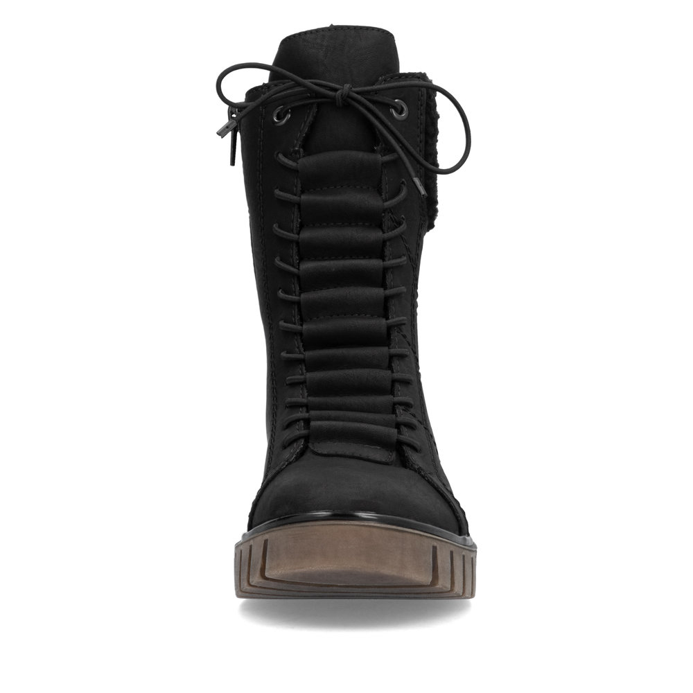 detail Dámská kotníková obuv Rieker Y3467-00 černá