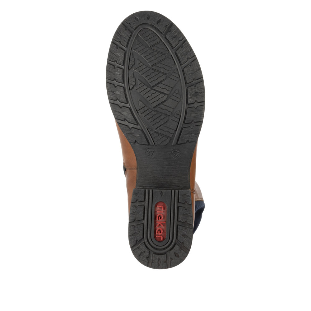 detail Dámské kozačky Rieker Z9591-23 hnědá