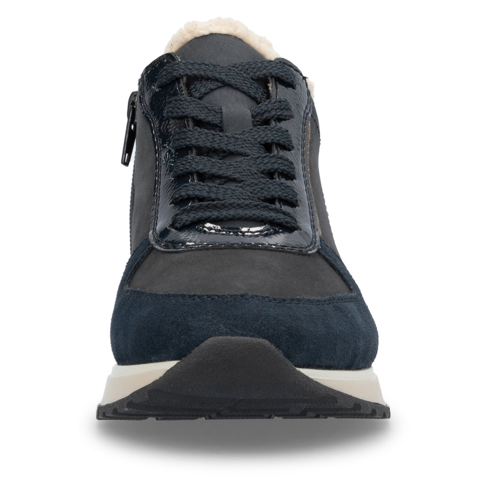 detail Dámská kotníková obuv Rieker 49004-14 modrá