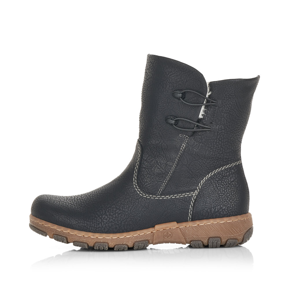 detail Dámská kotníková obuv Rieker Z0172-00 černá