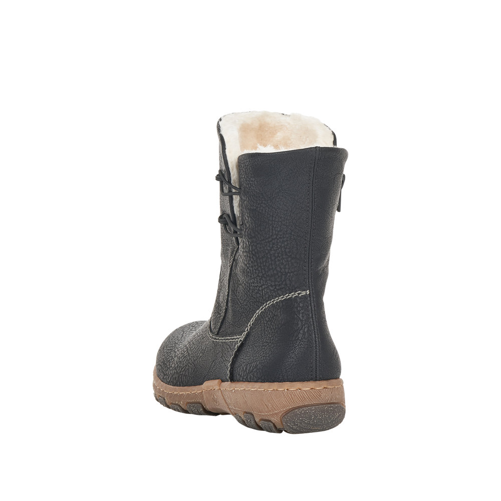 detail Dámská kotníková obuv Rieker Z0172-00 černá