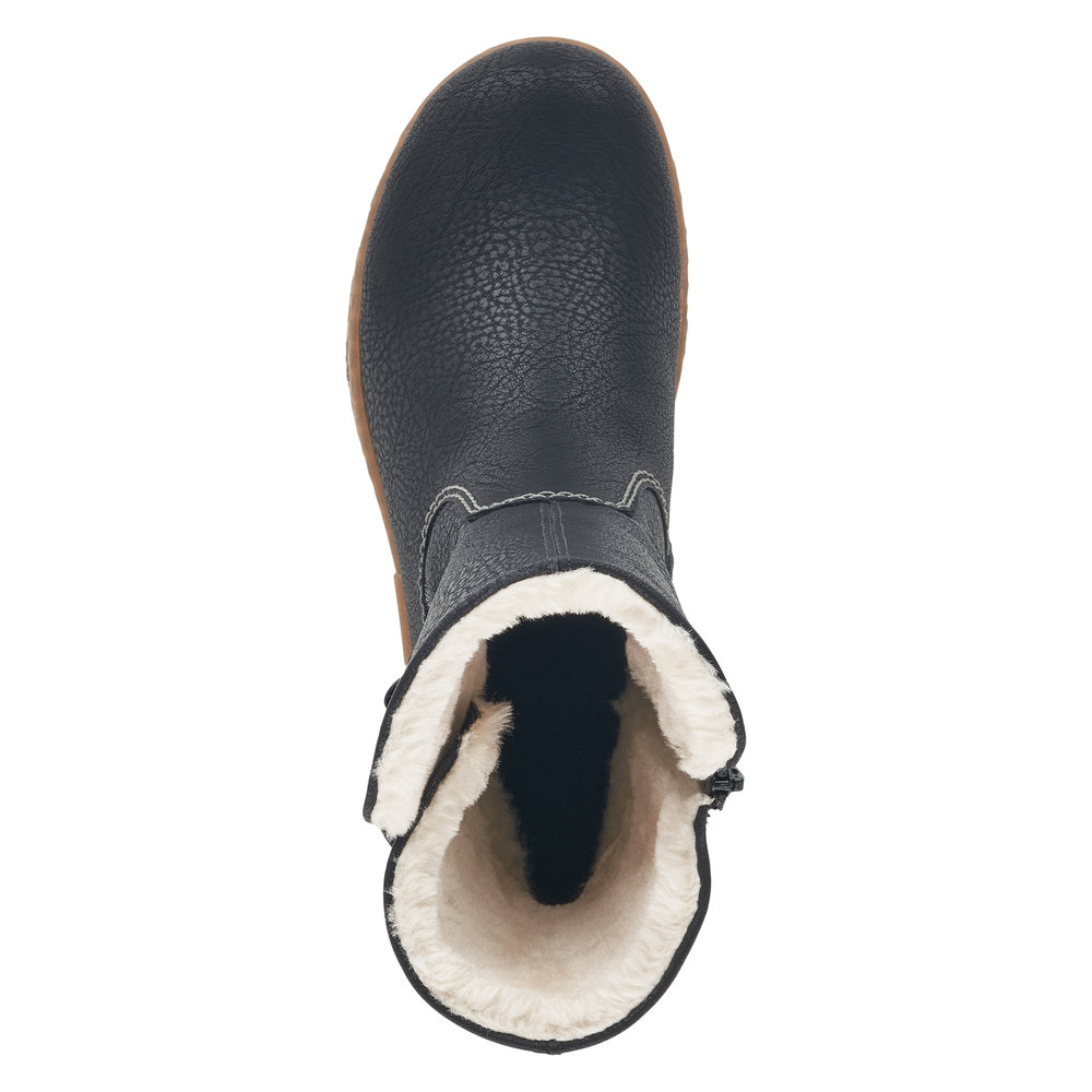 detail Dámská kotníková obuv Rieker Z0172-00 černá