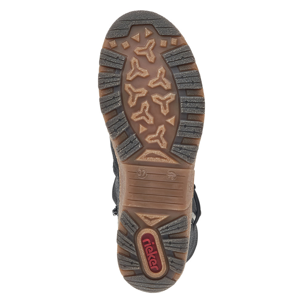 detail Dámská kotníková obuv Rieker Z0172-00 černá