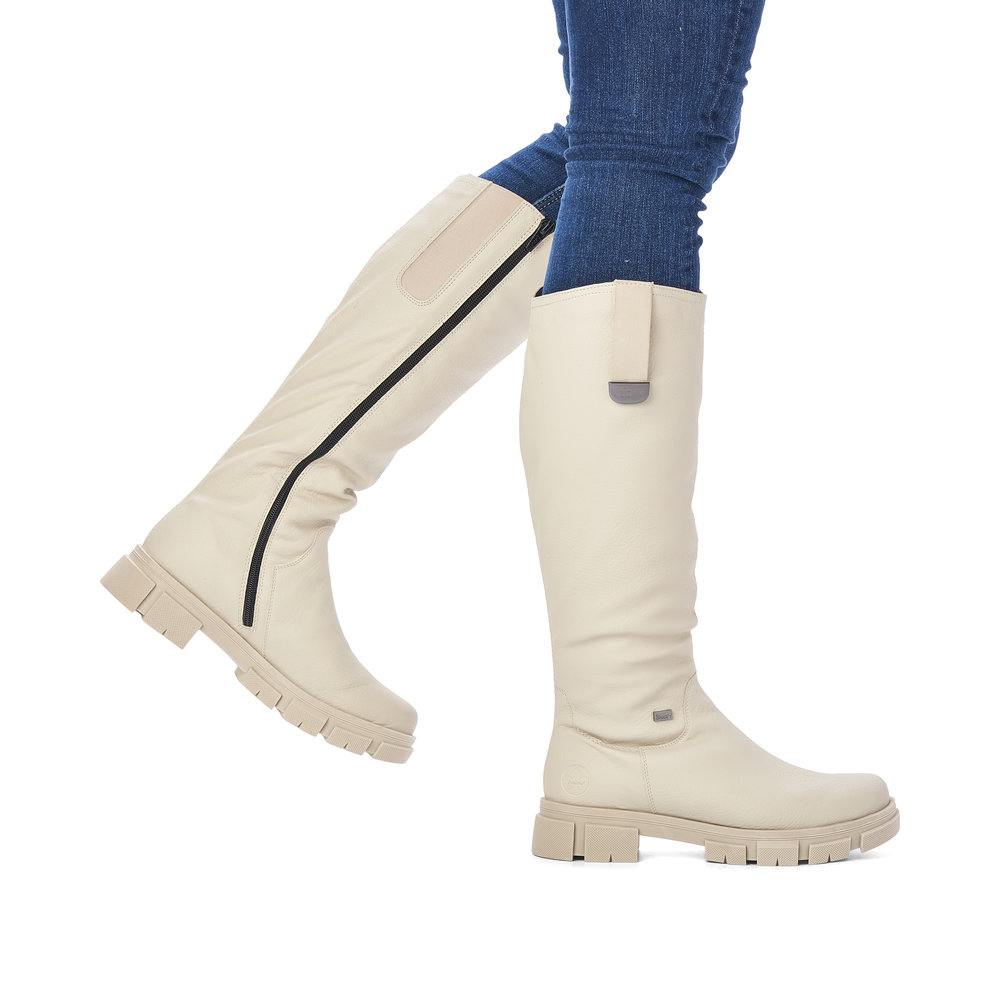 detail Dámské kozačky Rieker Y7190-60 béžová